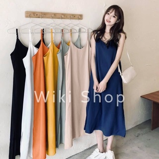 [CHEAPY] Váy hai dây dáng suông sẵn kho 7 màu - Váy hai dây freesize kiểu dáng maxi giấu dáng cực xinh
