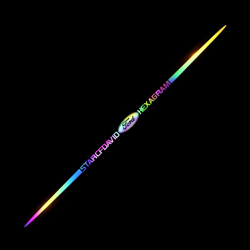 Miếng Dán Logo Xe Hơi Màu Laser Phản Quang Cho Ka Focus Fiesta Ranger T6/T7/T8 Fusion Ka 2009 2010 2015