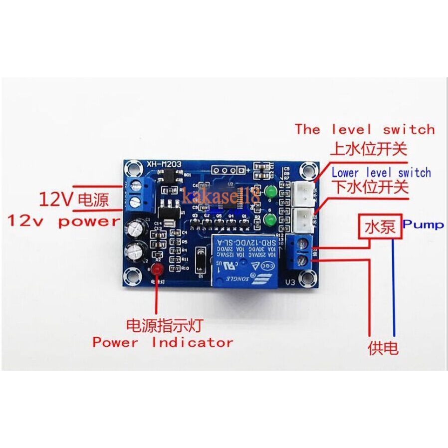 Mô Đun Cảm Biến Điều Khiển Mực Nước Dc 12v