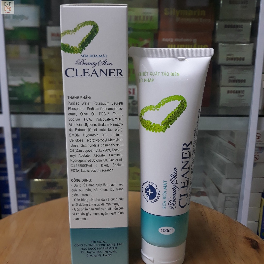 Sữa Rửa Mặt Tảo Pháp Beauty Skin Cleaner - 100ml
