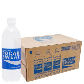 THÙNG24 Nước khoáng Pocari Sweat muối khoáng 500ml HSD:6 THÁNG