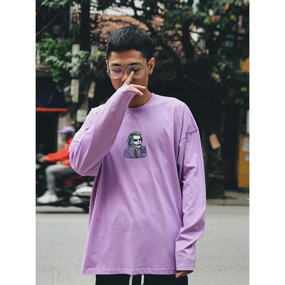 Áo thun dài tay màu tím (T.A.S Clothes) | BigBuy360 - bigbuy360.vn