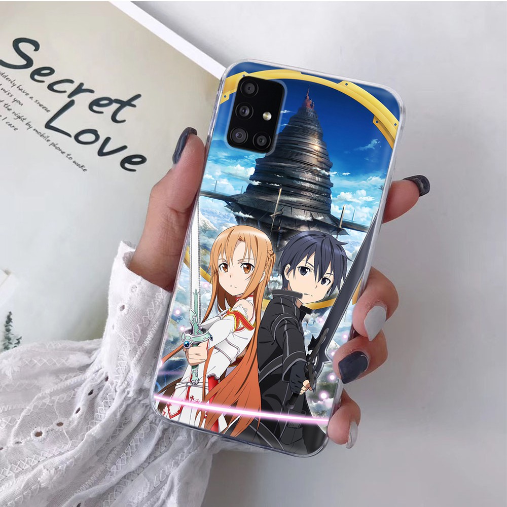 Ốp Điện Thoại Trong Suốt Họa Tiết Sword Art Online Cho Huawei Nova 3 3e 3i 4 4e 5t Pro 7 7i Se Tb126