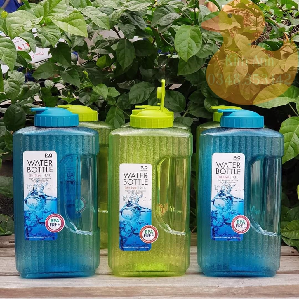 Bình đựng nước Lock &amp; Lock đủ size: 900ml - 1 lít - 1.2 lít - 1,5 lít - 2.1 lít