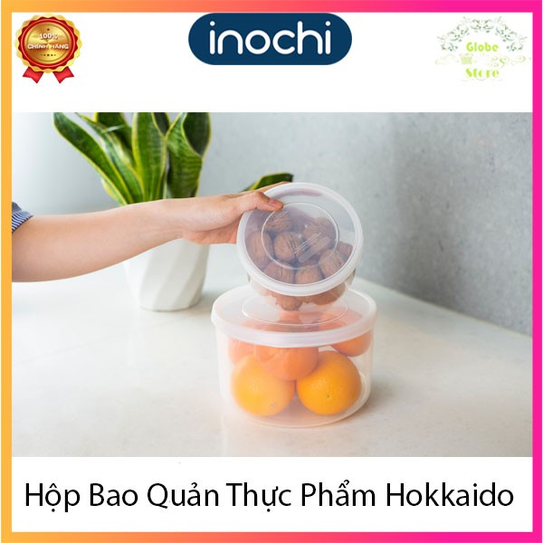 [6size] Hộp Đựng Thức Ăn Không Mùi, Hộp Quay Lò Vi Sóng, Hộp Bảo Quản Thực Phẩm An Toàn Nhựa Loại Tròn Inochi