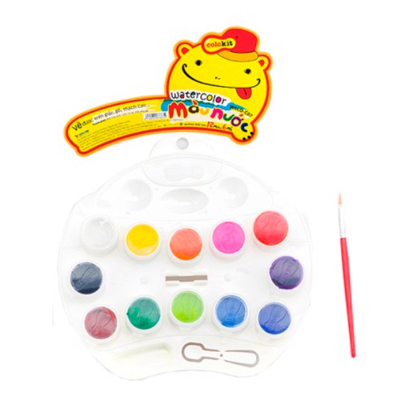 Màu Nước ColoKit Thiên Long Có Sẵn Bảng Pha An Toàn Cho Bé