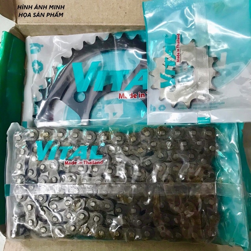 nhông sên dĩa cho xe kawasaki Max /Max nhật hiệu Vital thai lan