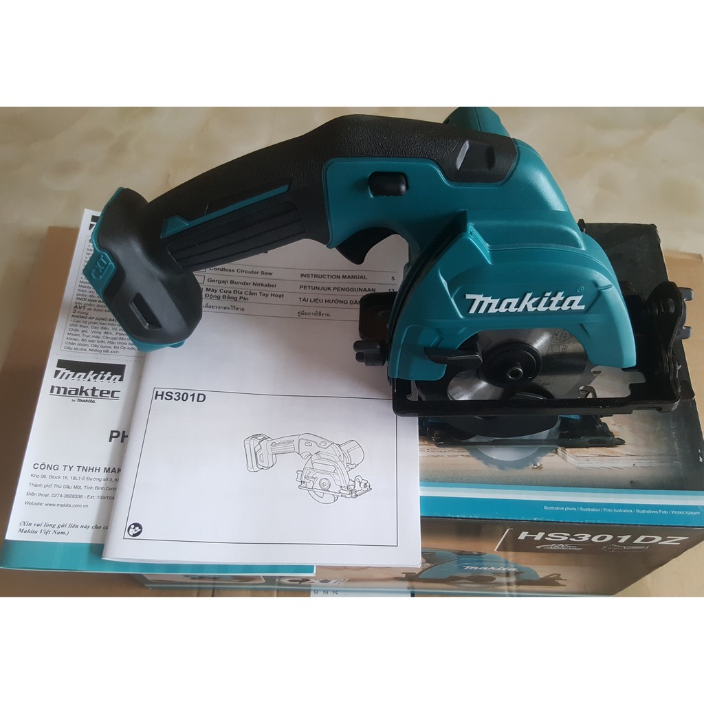 Máy cưa đĩa dùng pin Makita HS301DZ - 12V