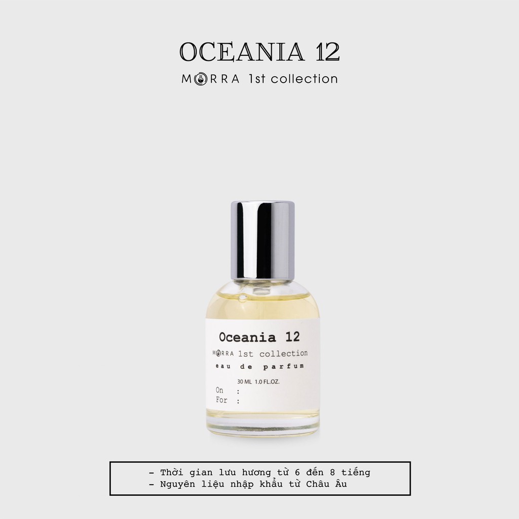 Nước hoa Morra Oceania 12 - 30ml | Thế Giới Skin Care