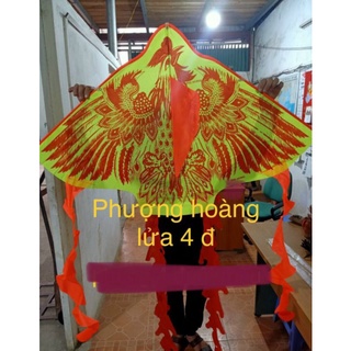 Diều phượng hoàng 5 đuôi_4 duôi_diều cá mập nhỡ_phụng đen 5 đuôi