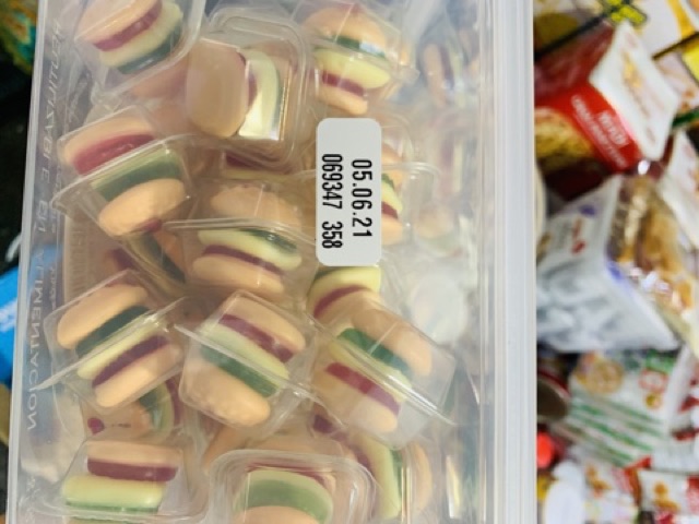 [Mã GROSALE2703 giảm 8% đơn 250K] Kẹo dẻo hamburger Trolli - Đức ( date 6/2021)