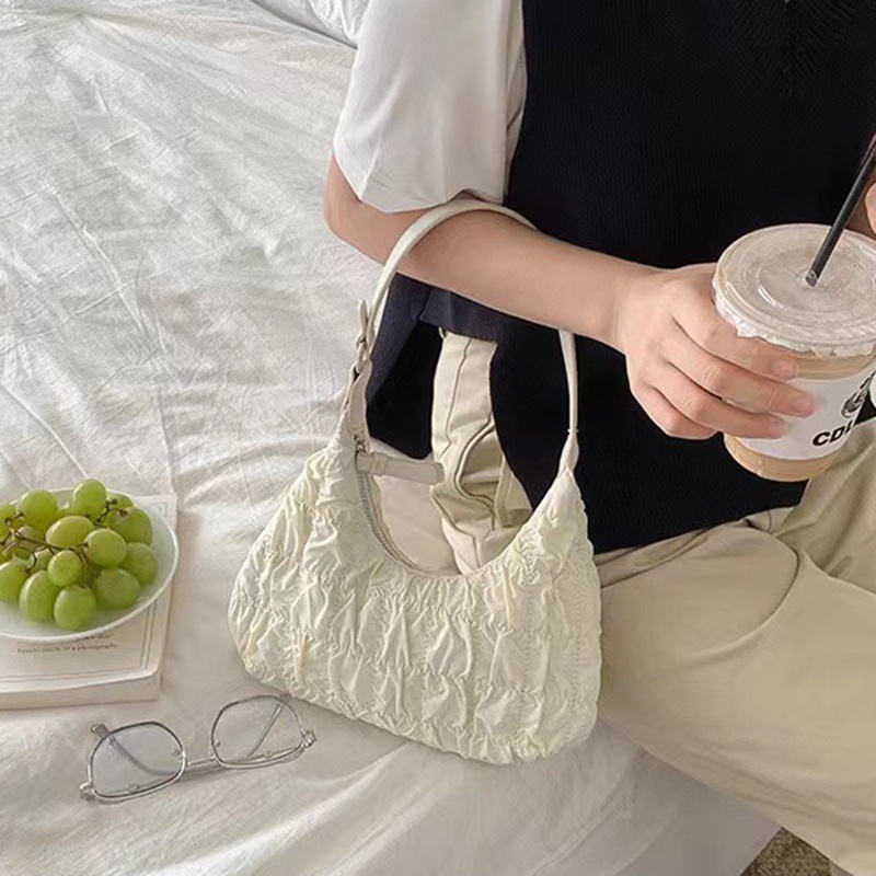 Túi Đeo Vai Bằng nylon Phong Cách Đường Phố Hàn Quốc Cho Nữ