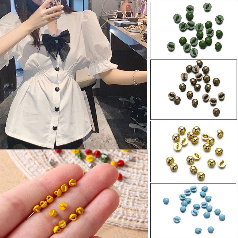 20 Nút Thắt Lưng Hình Nấm 4mm Cho Búp Bê