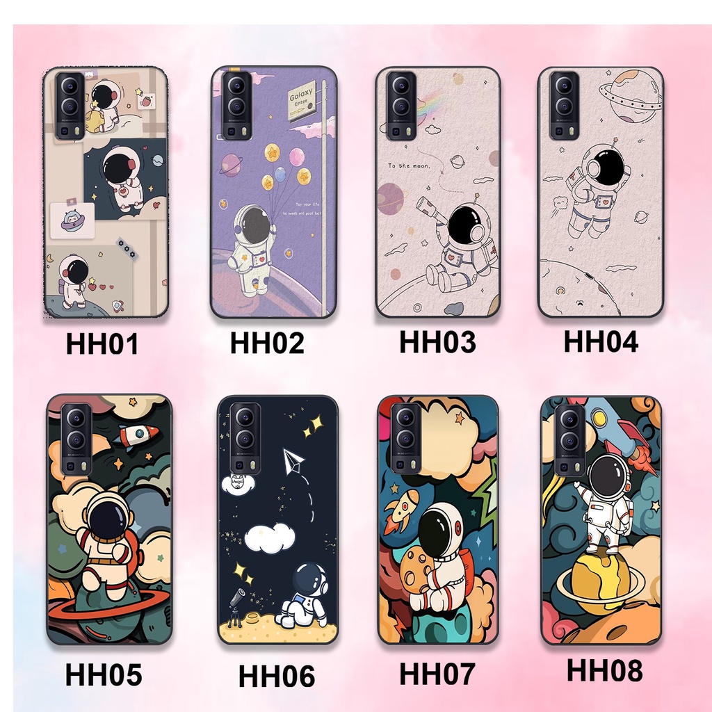 Ốp lưng Vivo Y72 5G Phi hành gia siêu cấp cute, cực đáng yêu