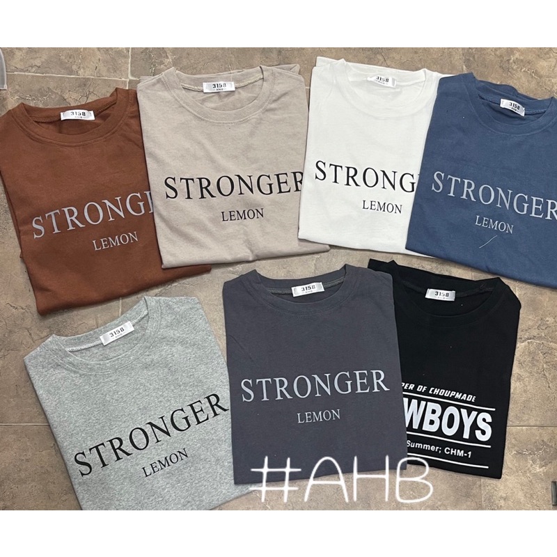 Áo phông STRONGER form rộng-phông 3158