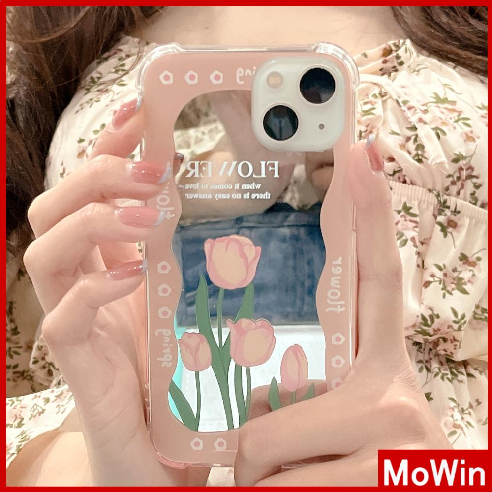 Ốp điện thoại acrylic HD họa tiết hoa hồng dễ thương chống sốc thích hợp cho iPhone 11/13 ProMax/12 ProMax/7 Plus/xr
