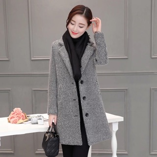 [ HÀNG ORDER ] Áo khoác dạ trần bông Hàn Quốc