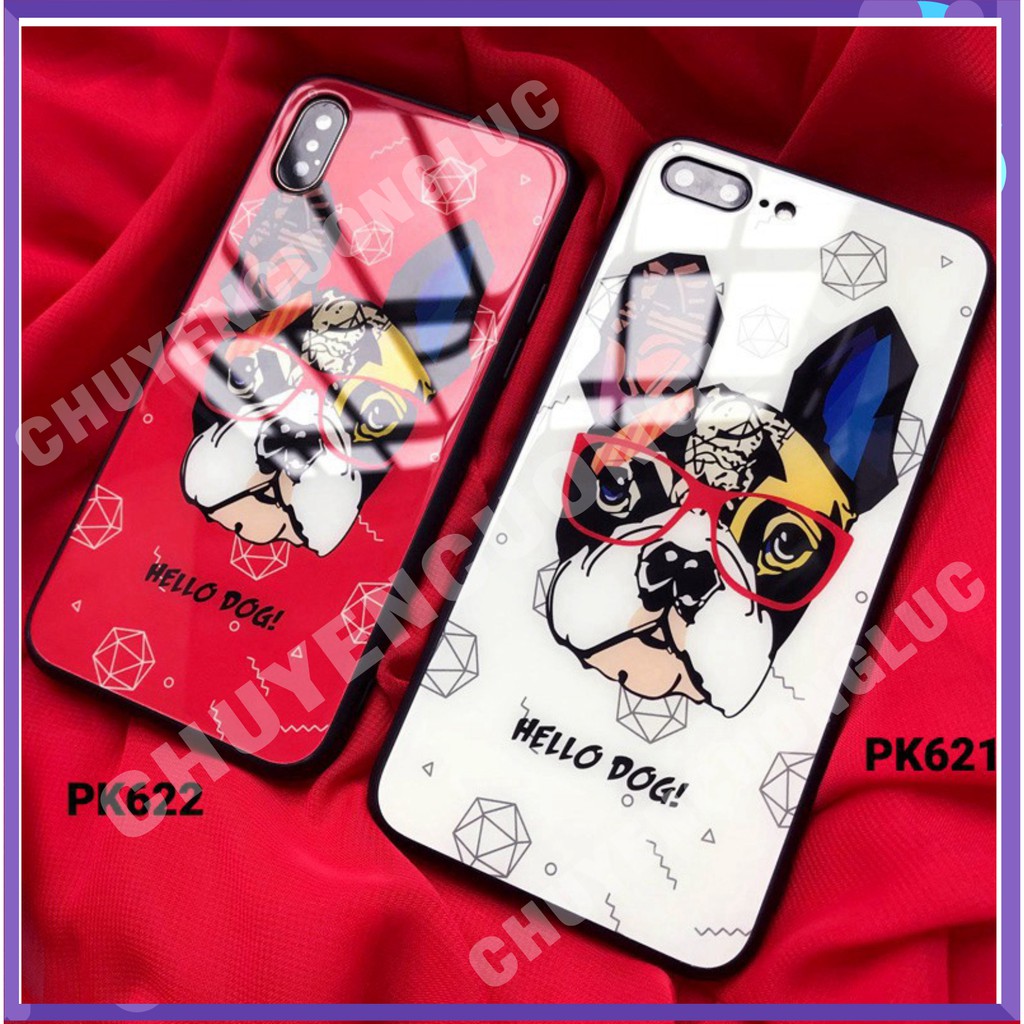 [HOT] ỐP LƯNG KÍNH IN HÌNH in hình chú chó ngầu - iPhone 6/6S - 6 Plus/ 6S Plus - 7/ 8 - 7 Plus/ 8 Plus - X/ XS/ XS Max