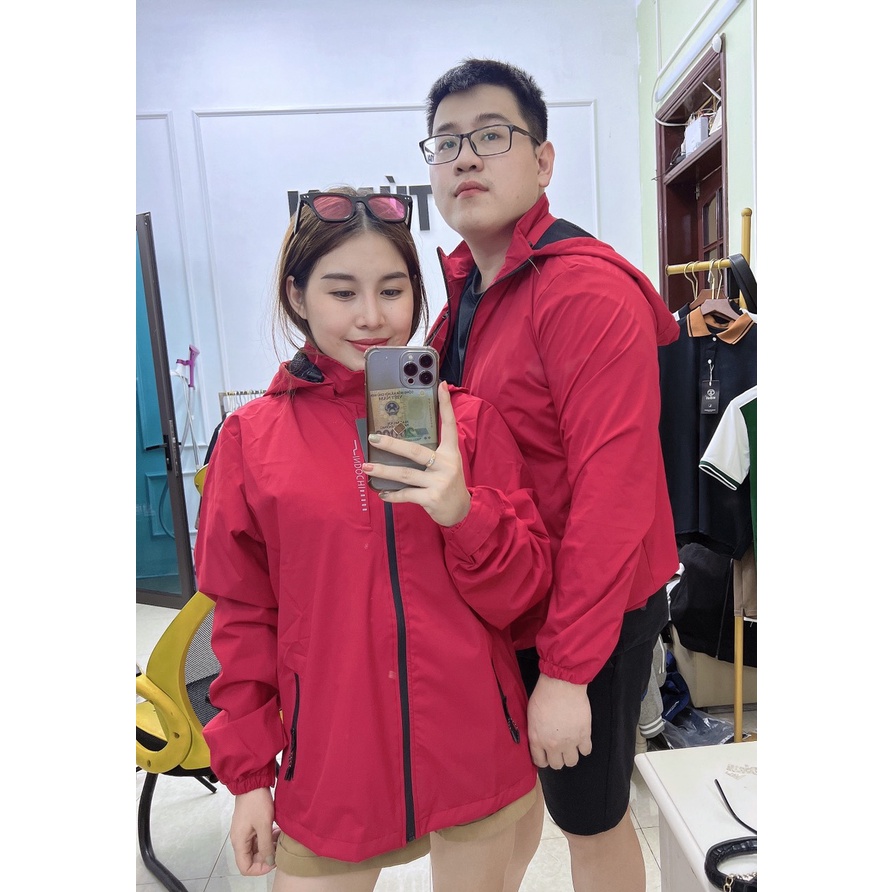 Áo khoác gió nam nữ có mũ cao cấp 2 lớp, chất liệu gió tráng bạc chống tia UV chống nắng ngăn gió Tumaishop