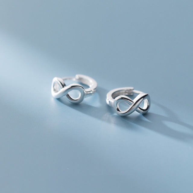 ✖HOA TAI BẠC ĐẸP 925✖FREESHIP✖HOA TAI HÌNH VÔ CỰC DẠNG KHOEN TRÒN ĐẸP✖BÔNG TAI BẠC ĐẸP✖INFINITIVE