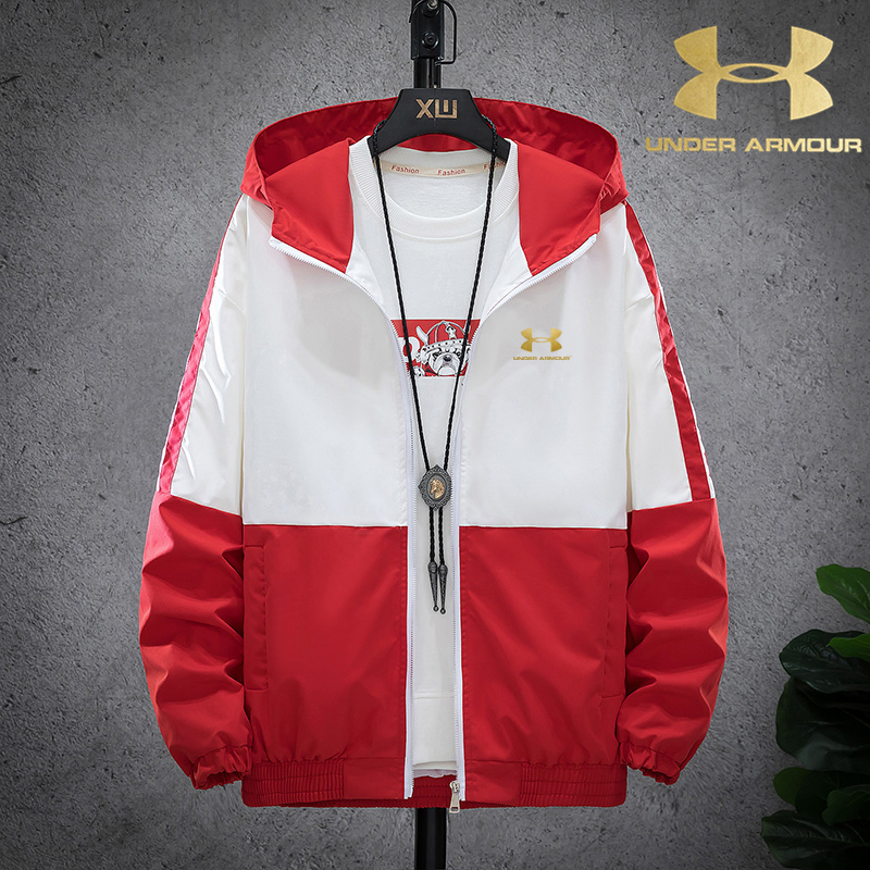 UNDER ARMOUR Áo Khoác Hoodie Khóa Kéo Thời Trang Nam