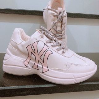 Giày bata đế độn màu hồng