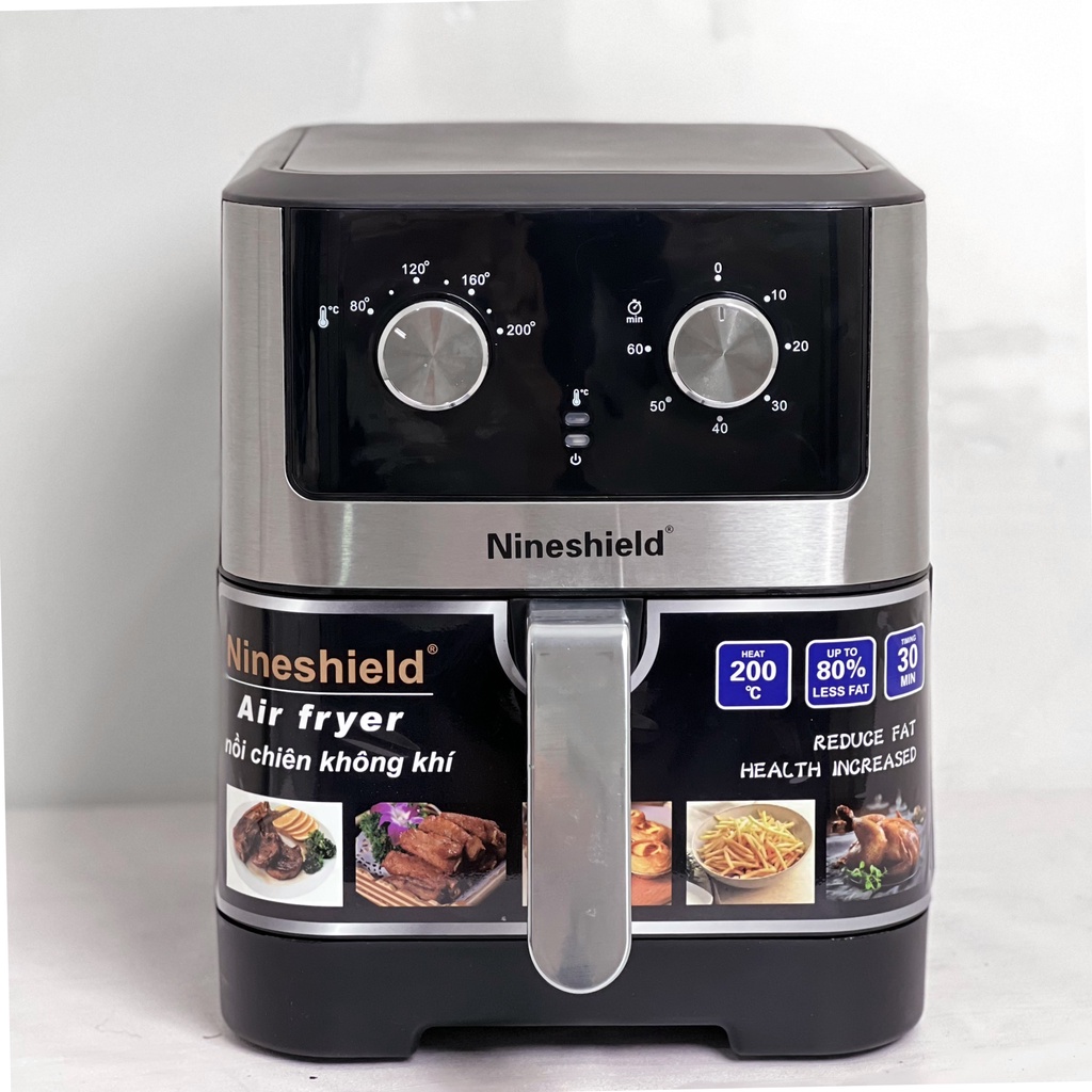 NỒI CHIÊN KHÔNG DẦU NINESHIELD KB-1000 DUNG TÍCH 9L BẢO HÀNH 12 THÁNG