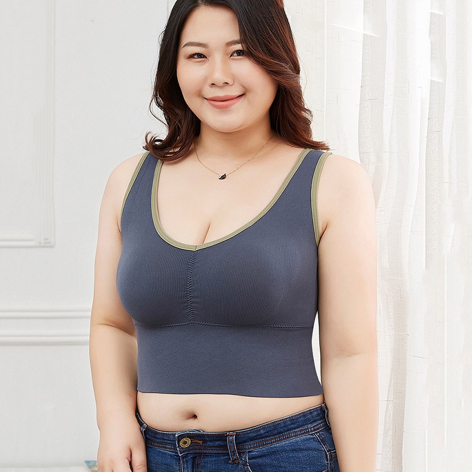 Áo Tập Gym Yoga Bra Big Size Viền Sport Mới P2027