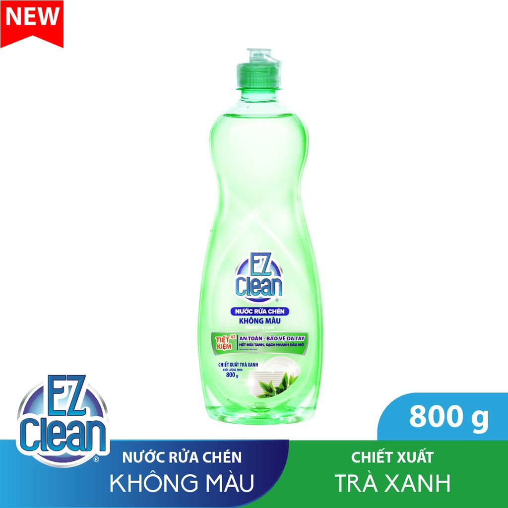Nước rửa chén không màu EZ CLEAN 800gr