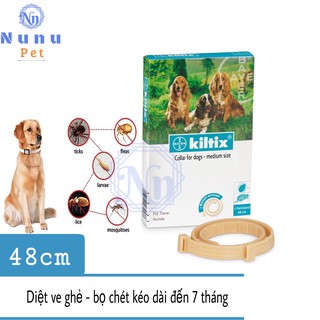 Vòng đeo trị ve ghẻ, bọ chét cho chó - Vòng đeo Bayer Kiltix cho chó dưới 20kg