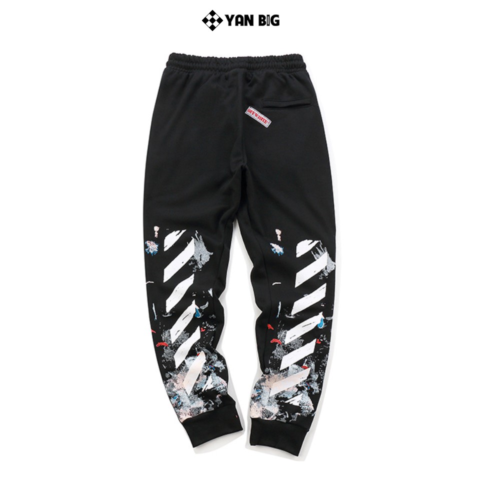 Quần Bo Nỉ Galaxy Off White