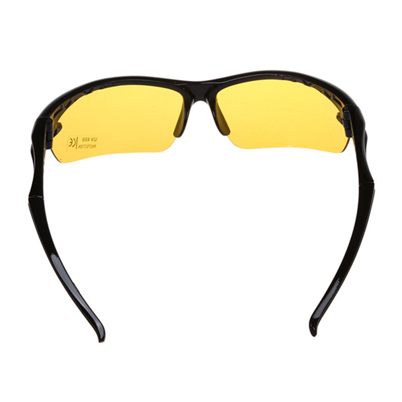 Kính mát gọng đen vàng hỗ trợ tầm nhìn ban đêm | BigBuy360 - bigbuy360.vn