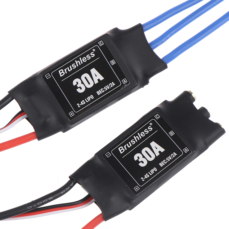 Bộ Điều Khiển Tốc Độ Động Cơ Không Chổi Than Xxd 30a 2-4s Esc Cho Thuyền / Trực Thăng / Thuyền