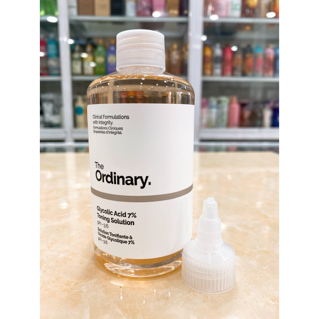 Nước Hoa Hồng The Ordinary Glycolic Acid 7% Toning Solution pH~3.6 Canada 240ml