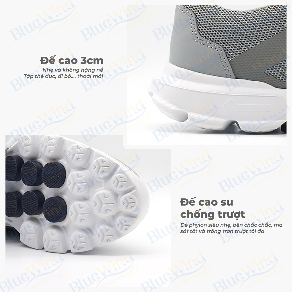 Giày Sneaker Thể Thao Nam Siêu Nhẹ BLUEWIND TM2108