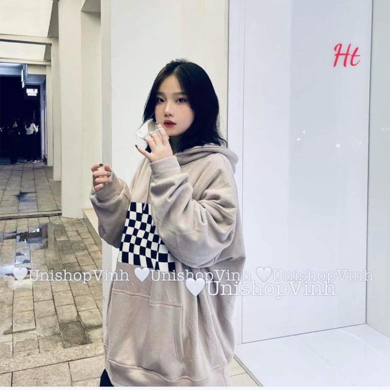 Áo hoodie 5D Caro nỉ đẹpHt