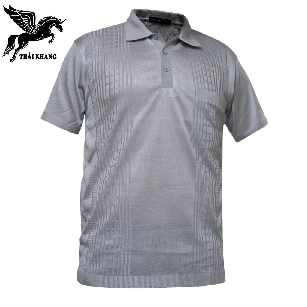 Áo mông tơ ghi nam trung niên vải cao cấp loại 1 siêu đẹp hàng nhập khẩu Thái Khang | BigBuy360 - bigbuy360.vn