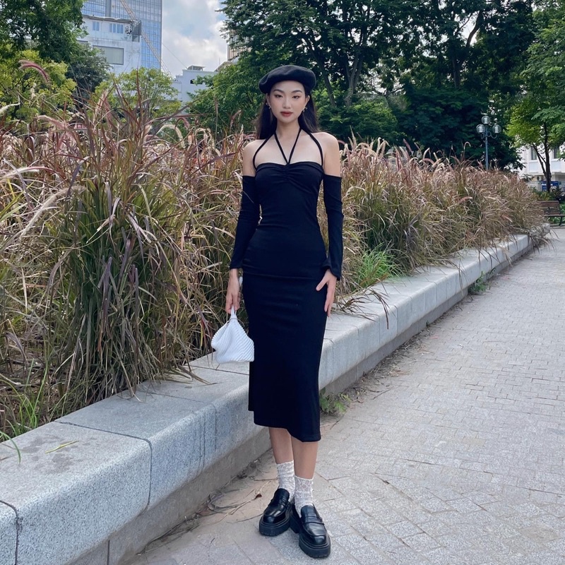 Váy len tăm Rose Dress