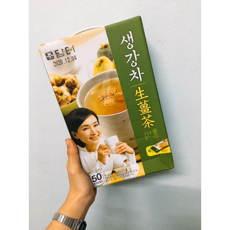 Trà gừng damtuh Hàn Quốc hộp 50 gói