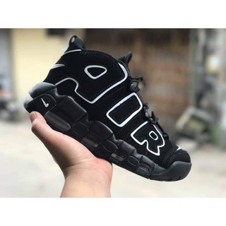 [FULL BOX] Giày thể tha uptempo -  đen  (rep)