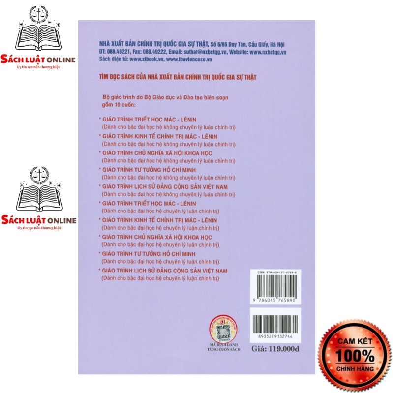 Sách - Giáo trình Lịch sử Đảng Cộng sản Việt Nam