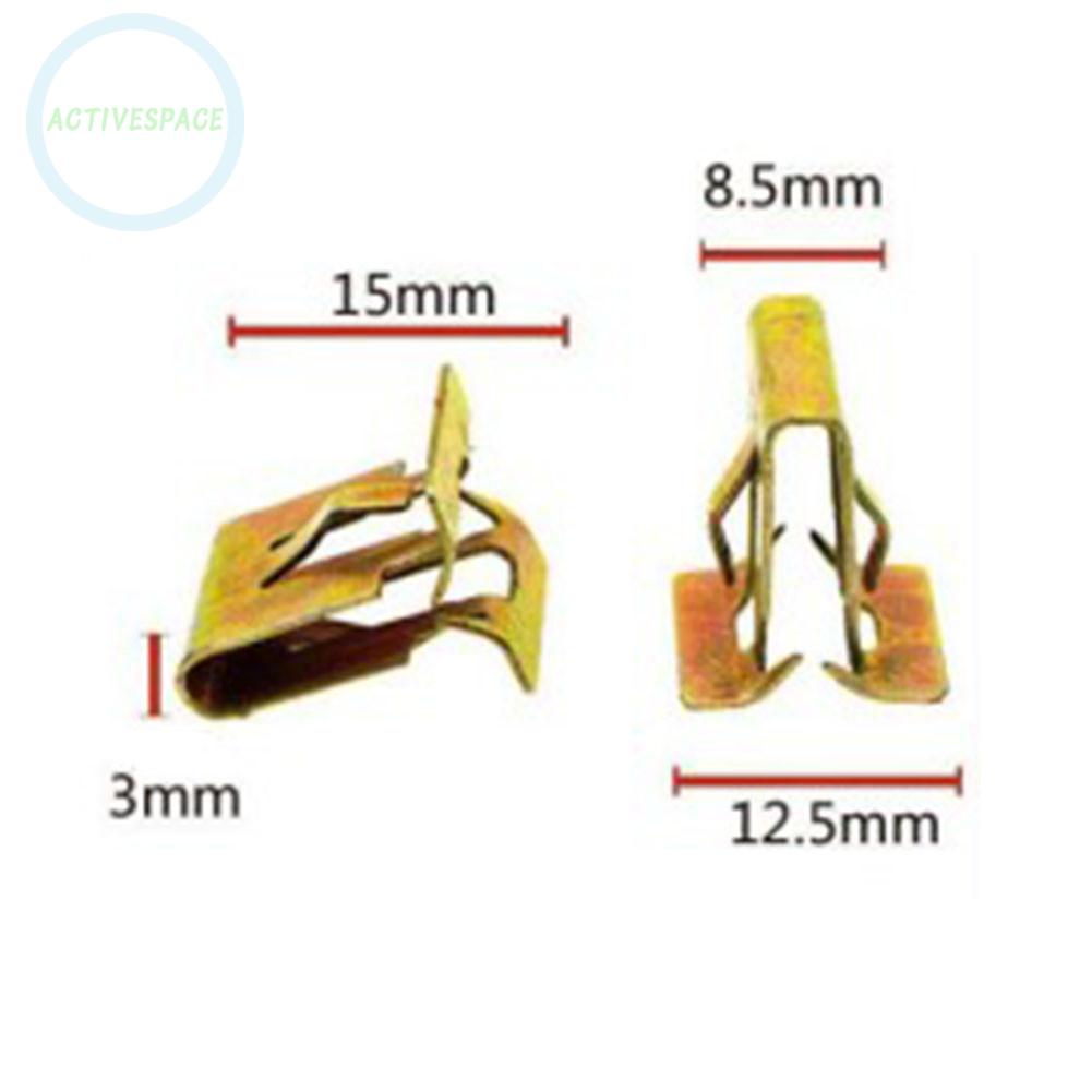 Kẹp giữ dây cáp cho bảng điều khiển xe ô tô bằng kim loại cỡ 12.2x12.7x15.5mm