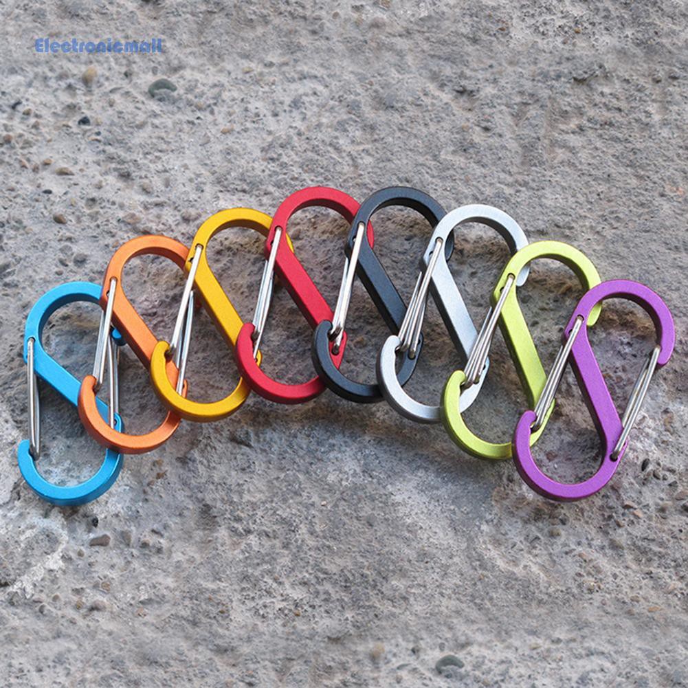 Móc khóa Carabiner 8 cạnh bằng hợp kim nhôm