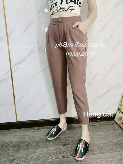 Quần baggy đũi khuy cao cấp vải thoáng mát mềm mịn chuẩn form tôn dáng Xưởng may Thu Thủy