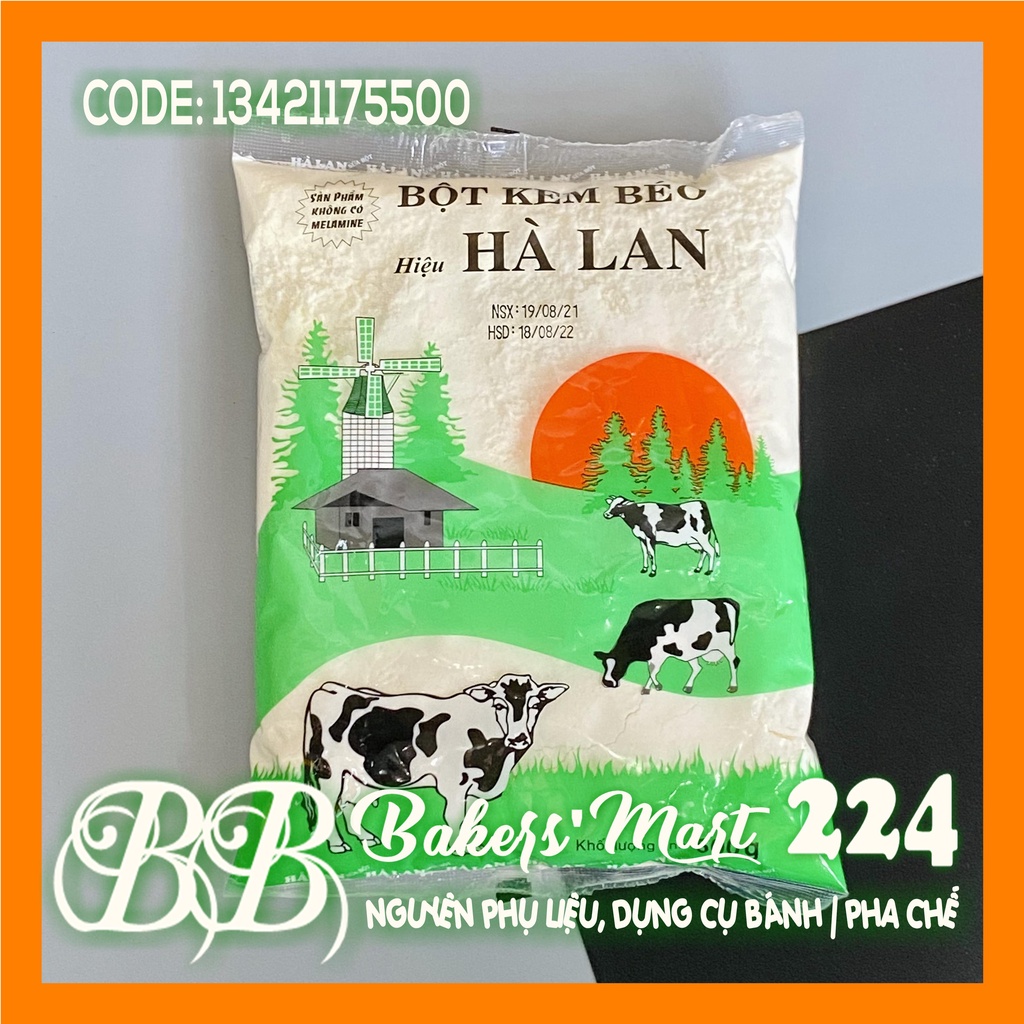 GÓI TRẮNG - Bột kem béo HA LAN Bích Cơ gói Trắng - 500gr