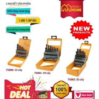 ⚡️sale sốc⚡️ bộ mũi khoan sắt tolsen 75080 - 13 cây, 75081 - 19 cây, 75082 - 25 cây