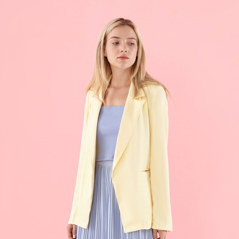 Andabove- Áo khoác Blazer nữ - Blazer - Màu Vàng/Hồng/Xanh | BigBuy360 - bigbuy360.vn
