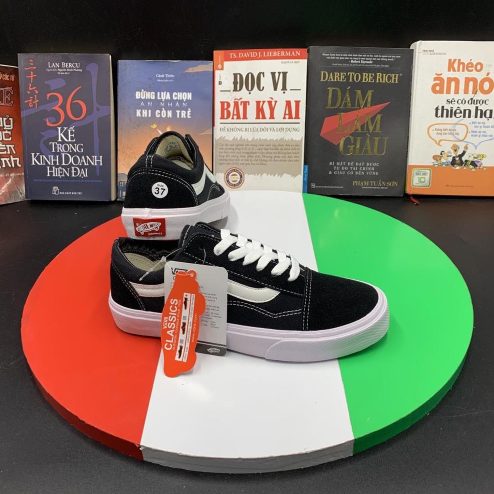 GIÀY THỂ THAO HỌC SINH NAM NỮ -  VAN. VAULT ĐẾ TRẮNG, MŨI VÀ GÓT DA LỘN, full sz | BigBuy360 - bigbuy360.vn