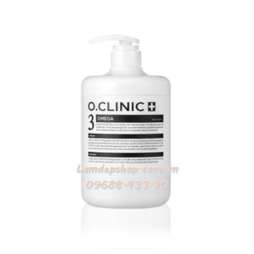 Kem ủ tóc - Create Oclinic Plus Omega - Phục hồi và cung cấp chất béo Lipid (1000ml)