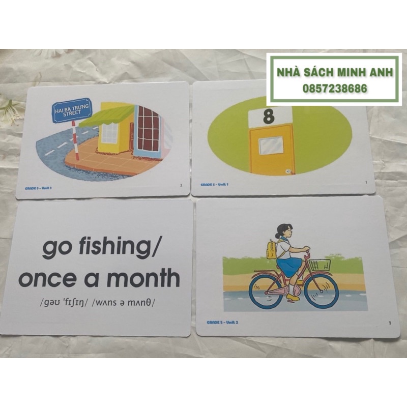 Flashcard TIẾNG ANH LỚP 3,4,5 -Chương trình mới nhất của Bộ Giáo Dục